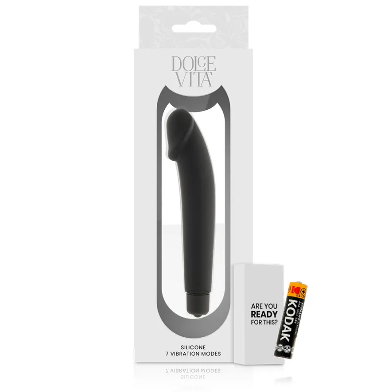 Dolce Vita  Realistic Black Silicone 4