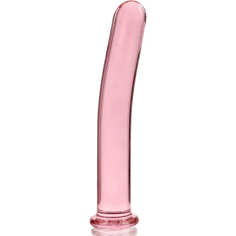 Nebula Series By Ibiza - Model 9 Dildo Borosilicate Glass 15.5 X 2.5 Cm Pink