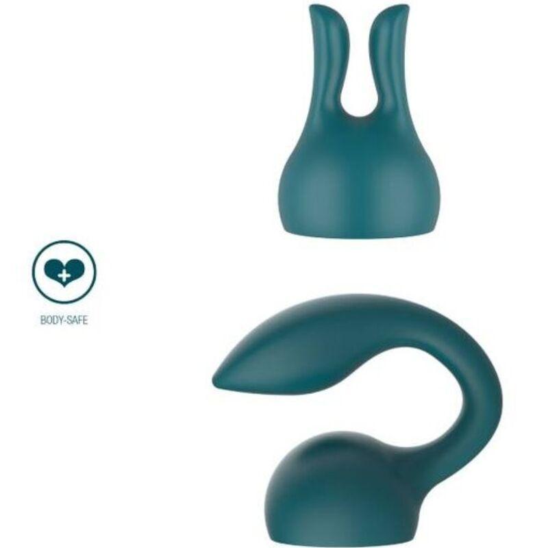 Xocoon - Attachments Personal Massager Green 1