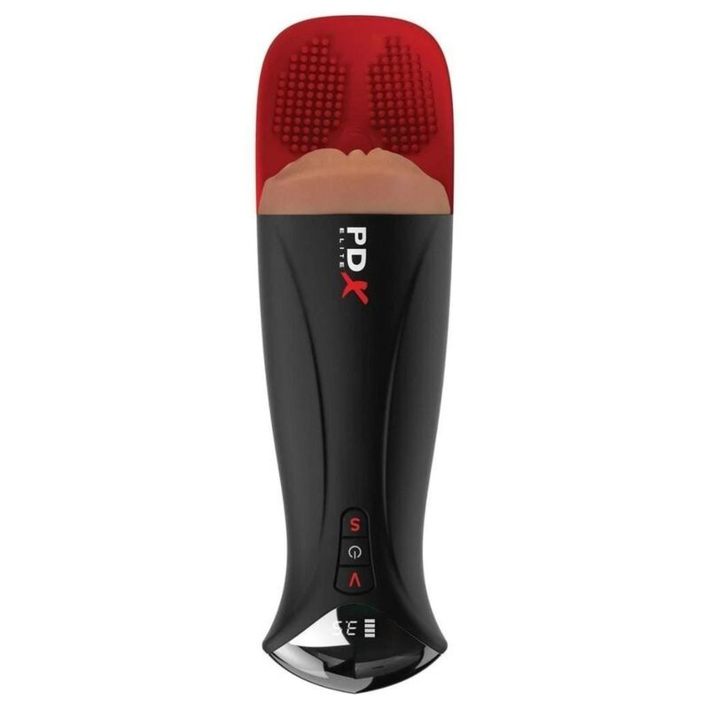 Pdx elite - fap-o-matic pro xl automatic vibrating stroker brown 34.9 cm 1