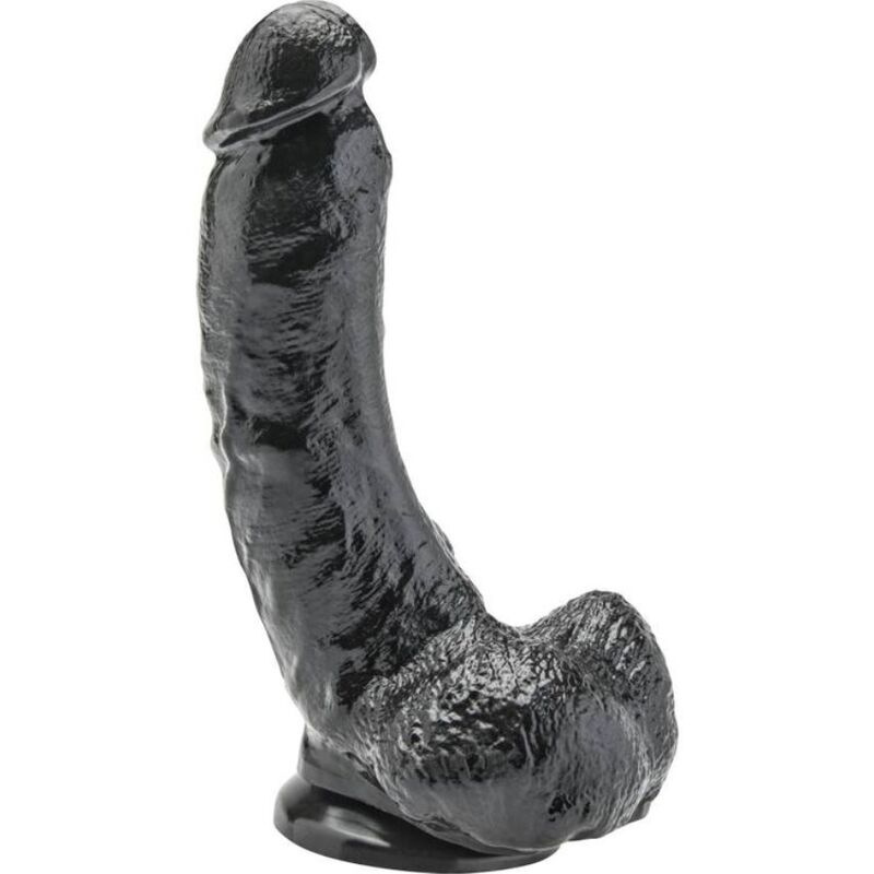 Get real - dildo 20,5 cm with balls black