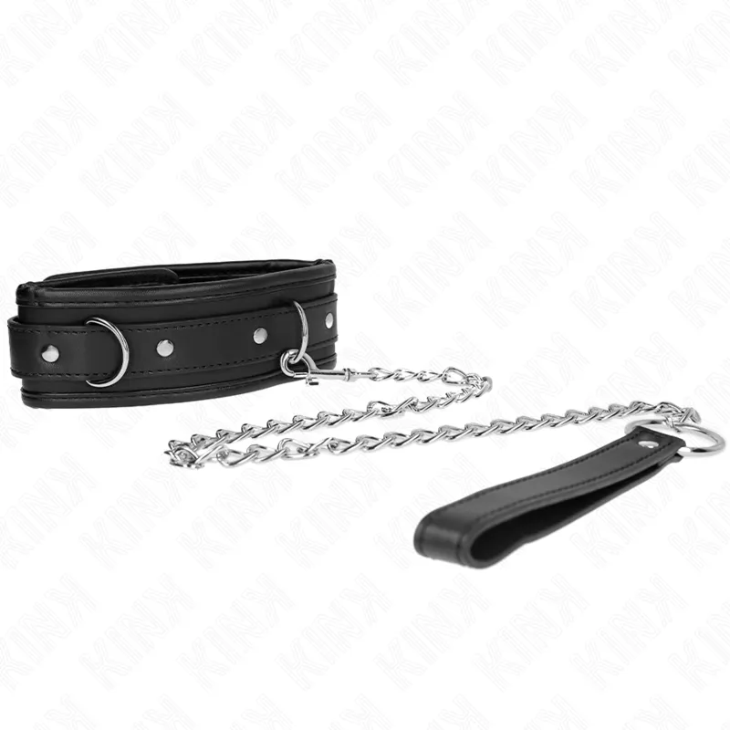 Kink - Basic Model Collar With Leash 65 Cm Model 1 53 X 6 Cm