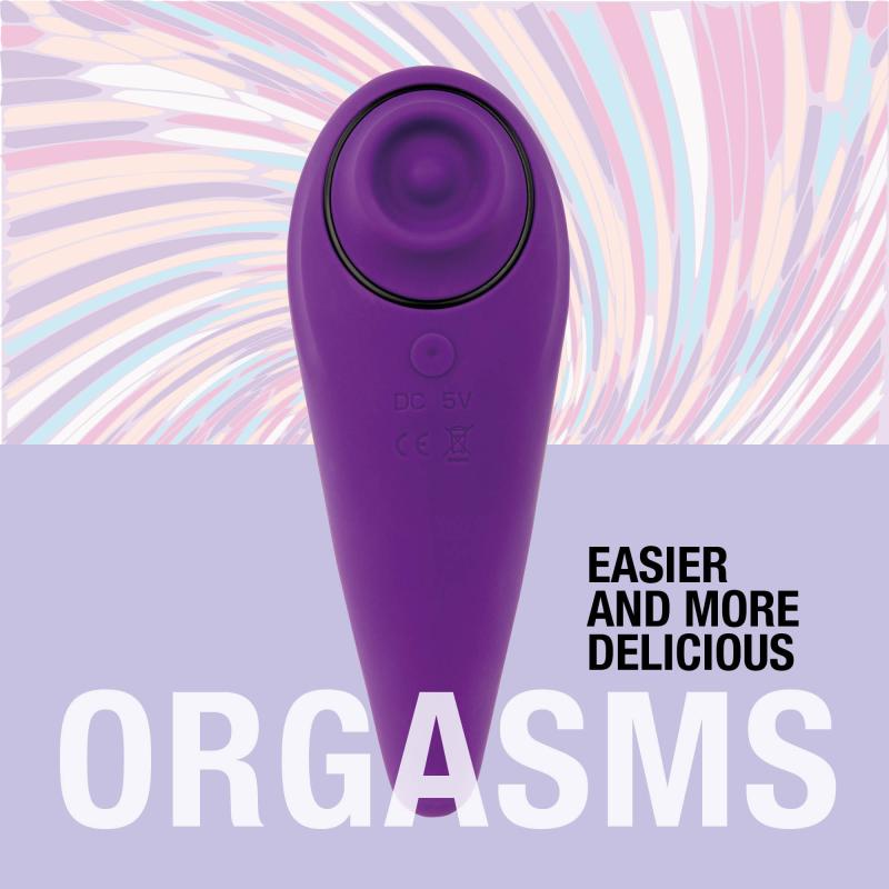 Feelztoys - Femmegasm Tapping & Tickling Vibrator Purple 2