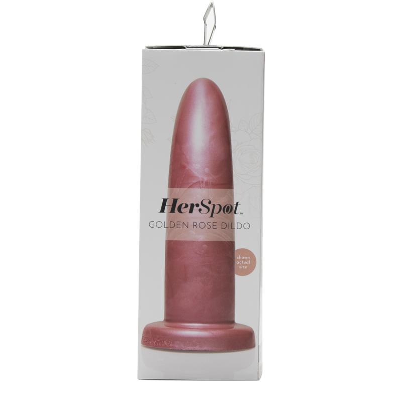 Fleshlight - Herspot Dildo Golden Rose Medium Pink 2