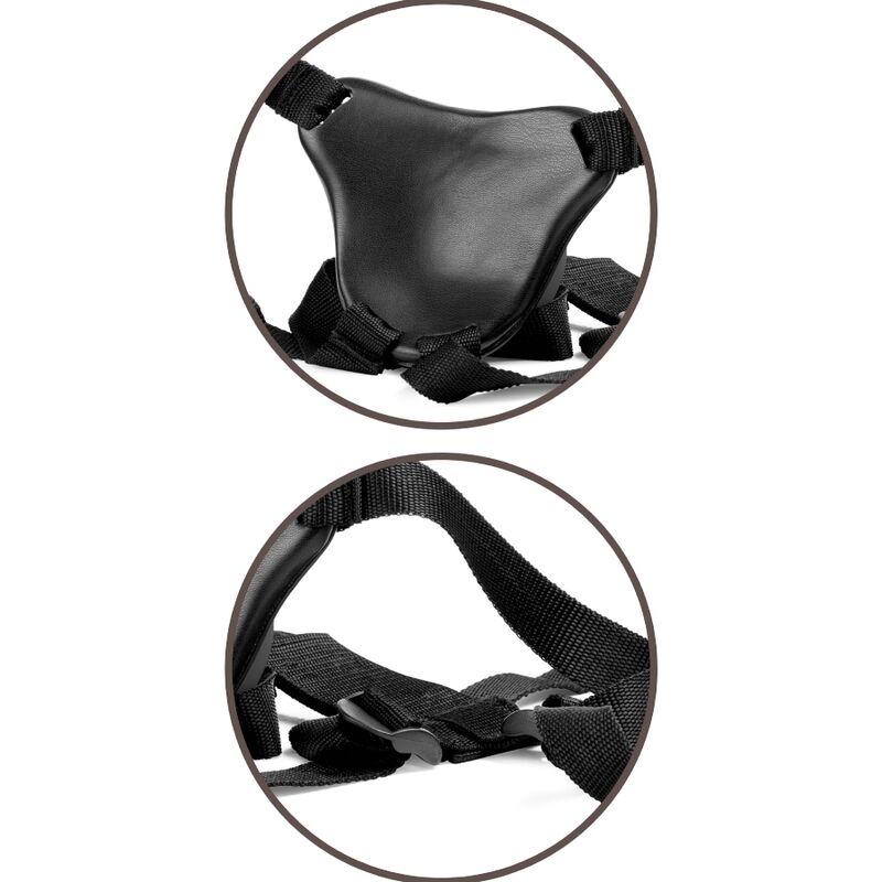 King Cock Elite - Comfy Adjustable Harness With Dildo 17.8 Cm 7