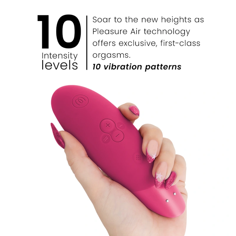 Womanizer - enhance clitorial stimulator vibrant pink 4