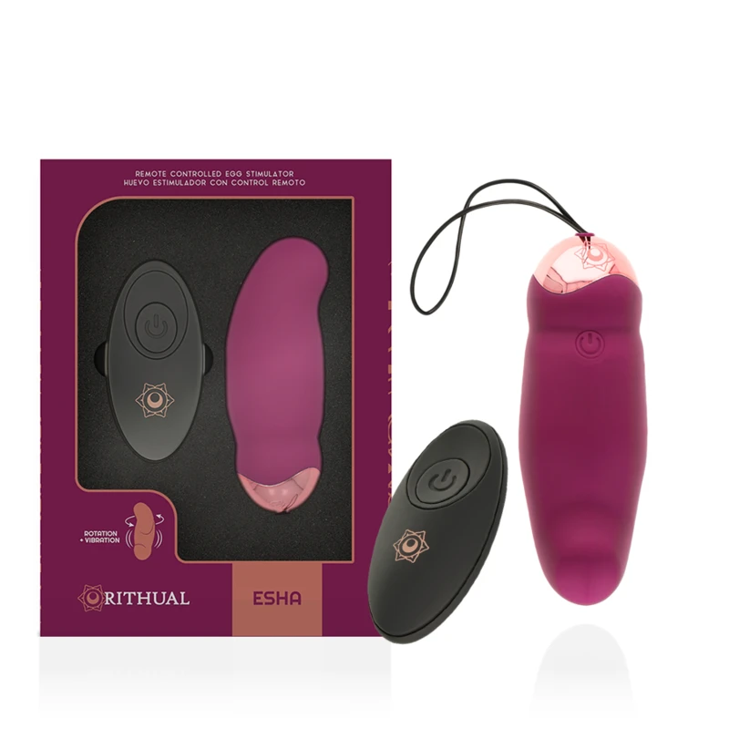 Rithual Esha Remote Controlled Egg Stimulator Rotation + Vibration 6