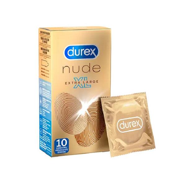 Durex - Nude Xl Condoms 10 Pcs