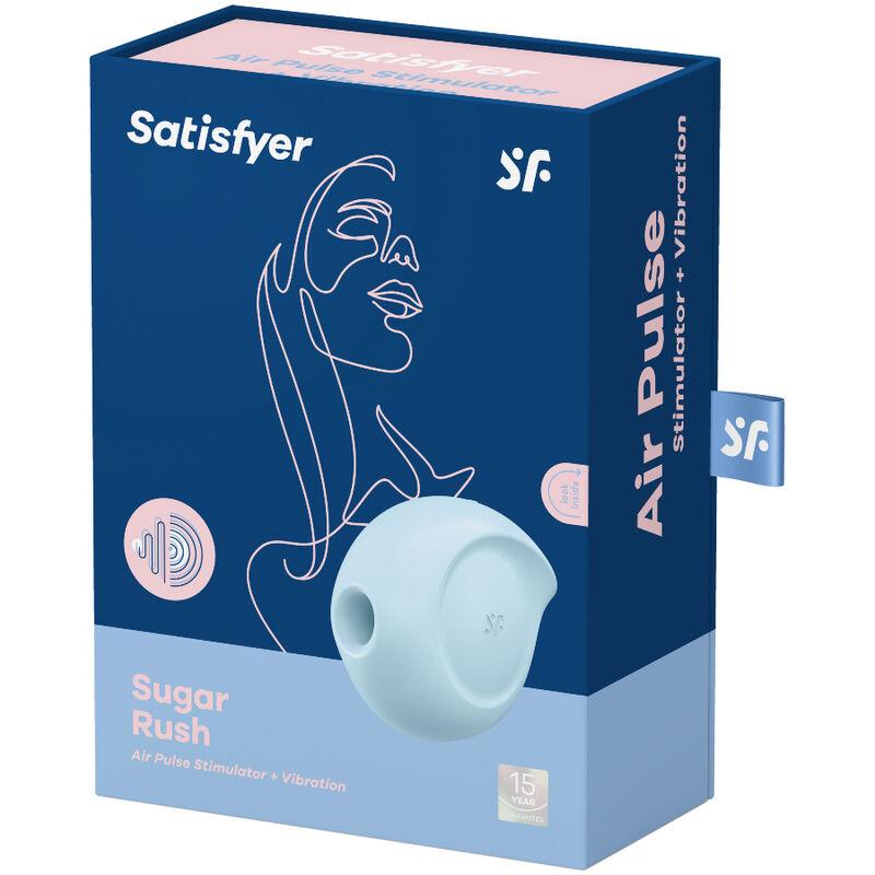 Satisfyer Sugar Rush Stimulator & Vibrator - Blue - Stimulátor Klitorisu