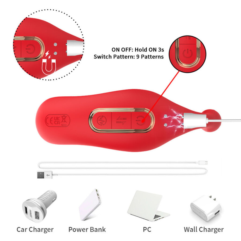 Armony - anal vibrator panty c and g-spot stimulator remote control red 6