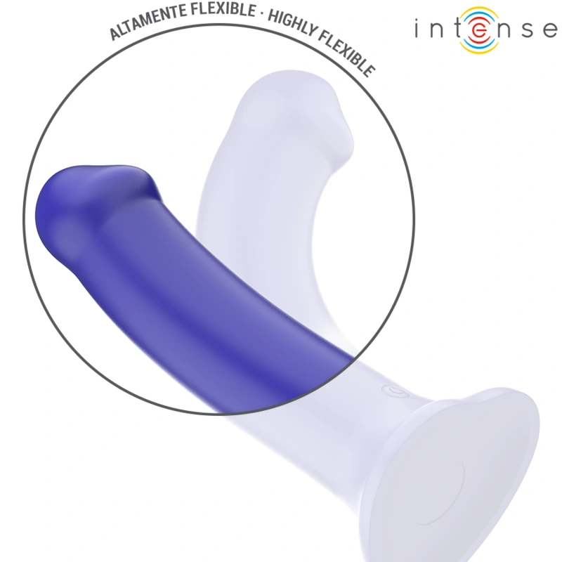 Intense - victoria vibrator with suction cup 10 vibrations dark blue remote control 5