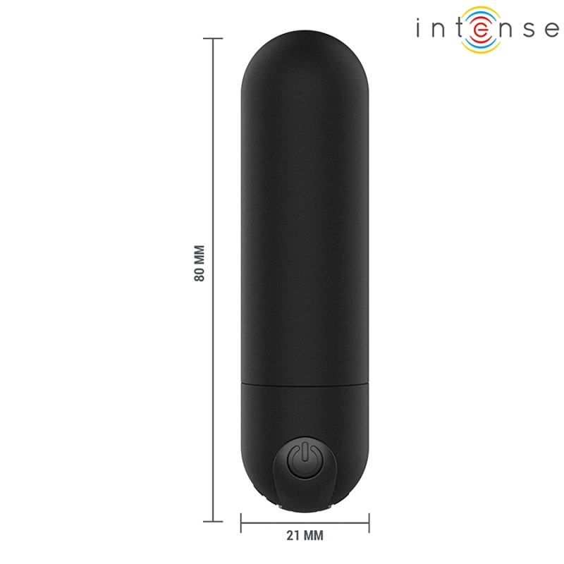 Intense - karen mini rechargeable vibrating bullet black 4