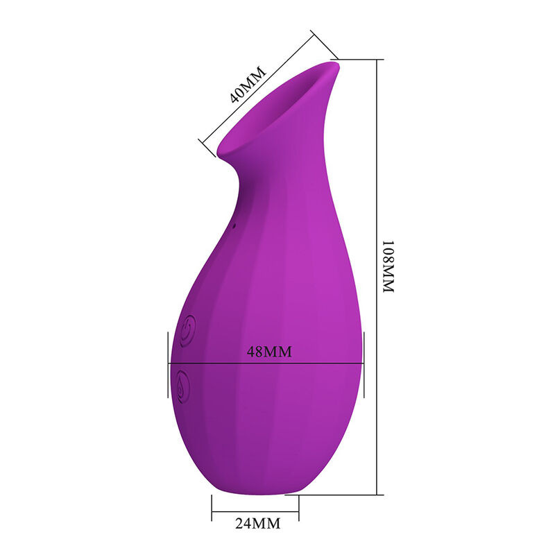 Pretty love - magic bottle rechargeable clitoral suction stimulator purple 7