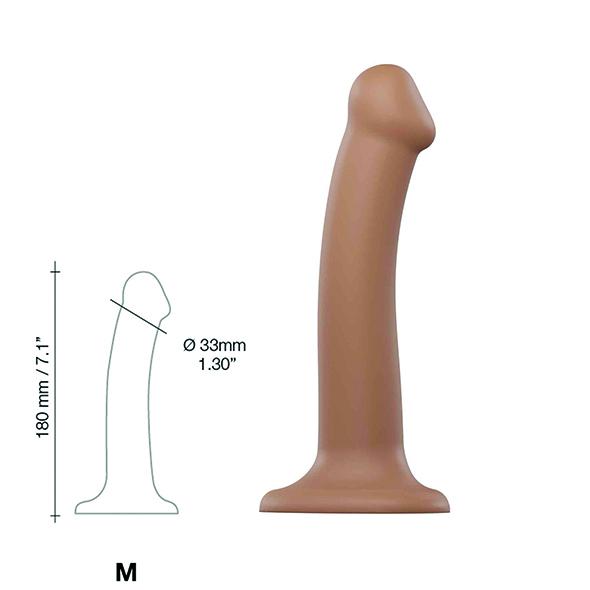 Strap-On-Me - Semi-Realistic Dual Density Bendable Dildo Car 4