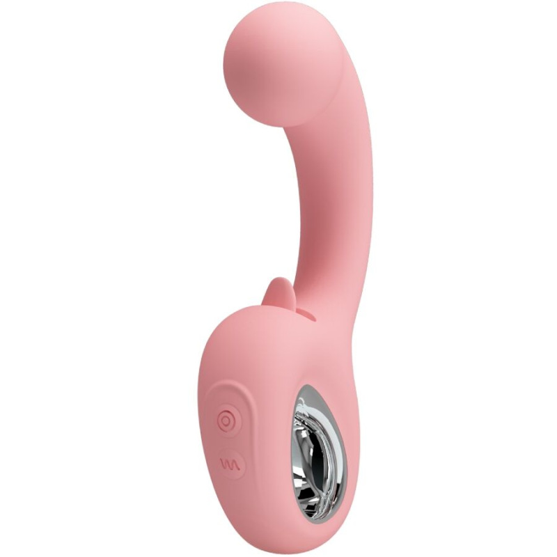 Pretty love - erynnyes g-spot vibrator + clitoris stimulator 10 vibrations pink 1