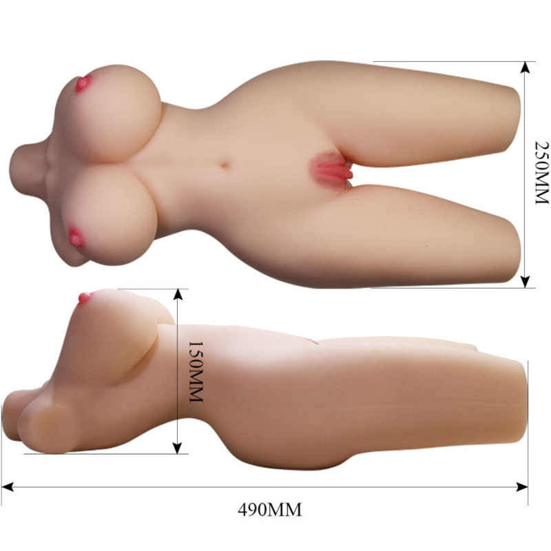 Crazy bull - tiffany realistic female torso vagina and anal 5.5 kg 7