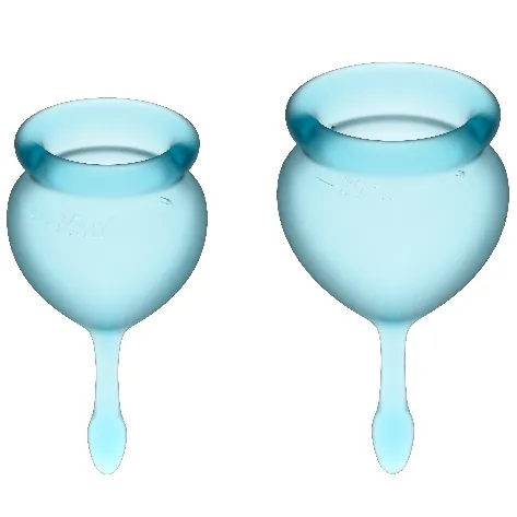 Satisfyer Feel Good Menstrual Cup Light Blue  15+20ml