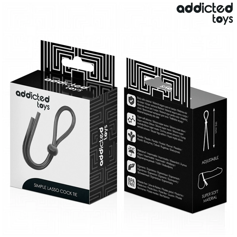 Addicted toys - silicone rope for the single loop penis 6