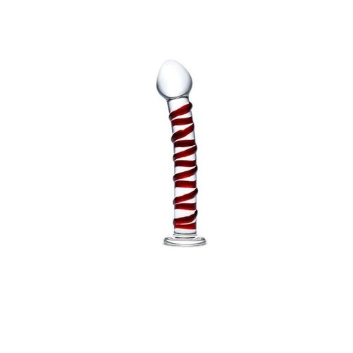 Glas - Mr. Swirly Dildo 20,3 cm - Sklenené dildo