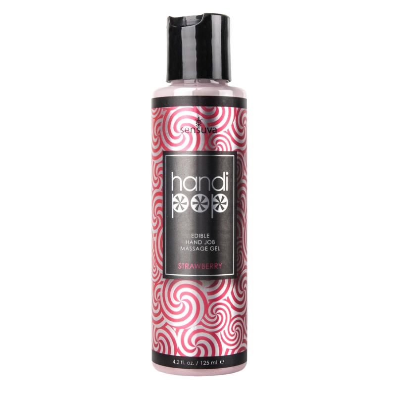 Sensuva - Handipop Hand Job Massage Gel Strawberry 125 ml 1