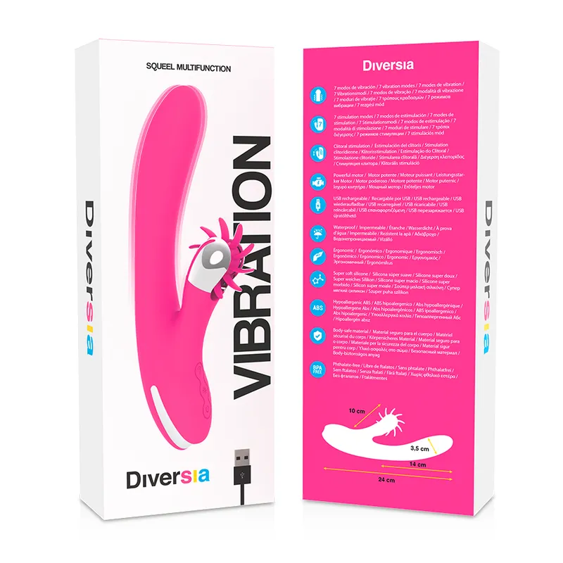 Diversia Bunny Vibrating 24 Cm 7