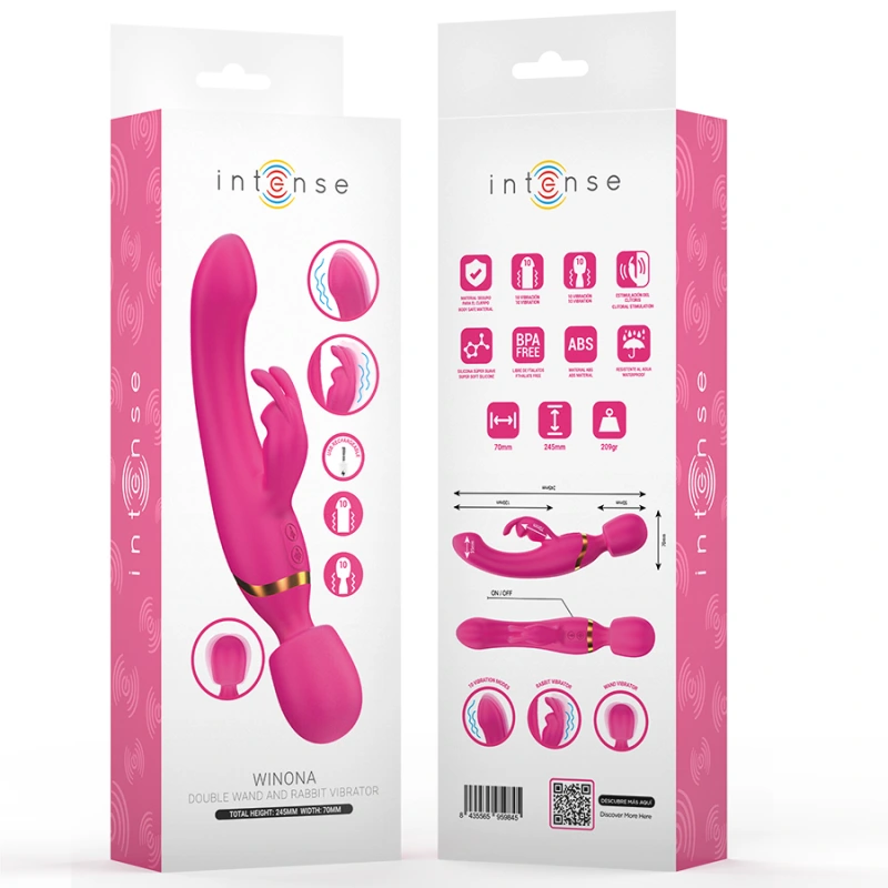 Intense - winona double vibrator rabbit & wand 3