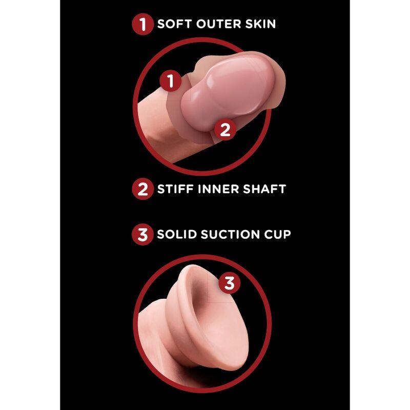 King Cock Plus 3d Cock Swinging Balls 20.3 Cm 5