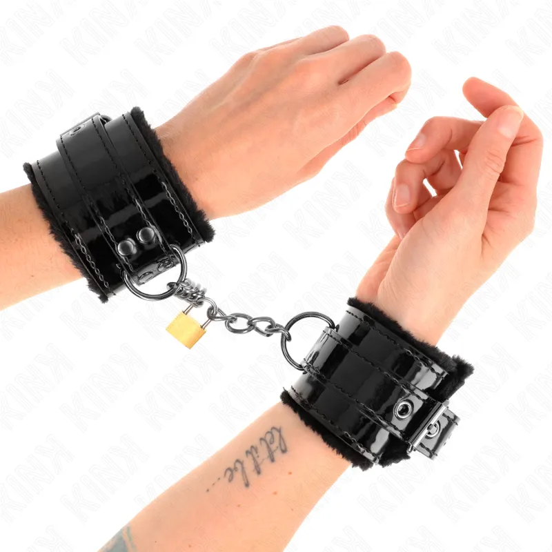 Kink - Light Wrist Restraints With A Copper Lock Adjusable 17-29 Cm X 5.5 Cm 3