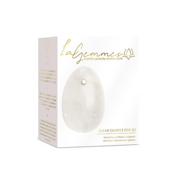 La Gemmes - Yoni Egg Clear Quartz (L) 7