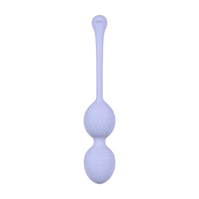 Loveline Vibrating Bead Kegel with Remote Control - Lavender 1