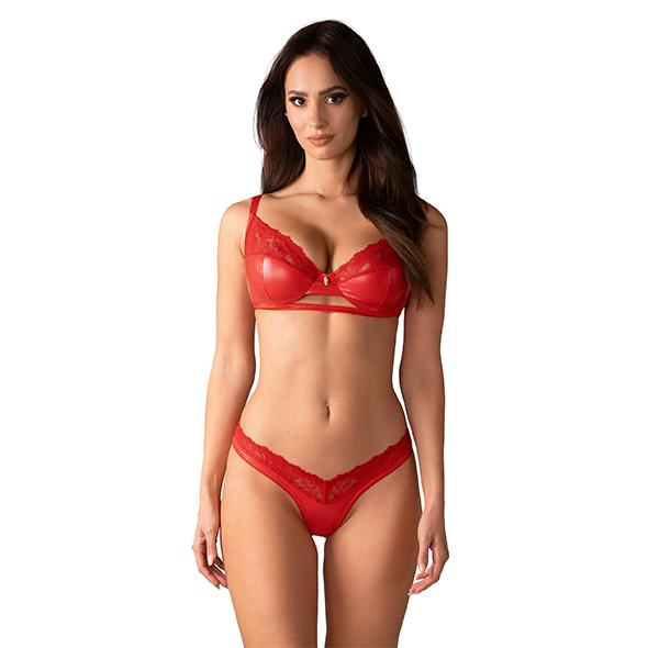 Obsessive - Aliosa 2 Pcs Set Red L/XL