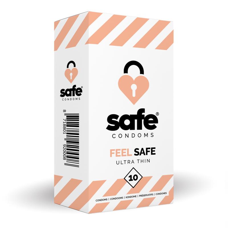 Safe - Condoms Ultra Thin 10 Pcs 1