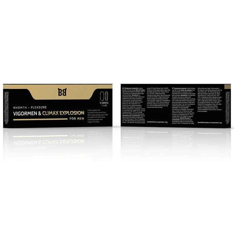 Blackbull By Spartan - Vigormen & Climax Explosion Warmth + Pleasure For Men 4 Tablets 2