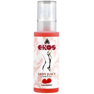 Eros Lady Juicy Water-Based Lubricant Strawberry 125 Ml