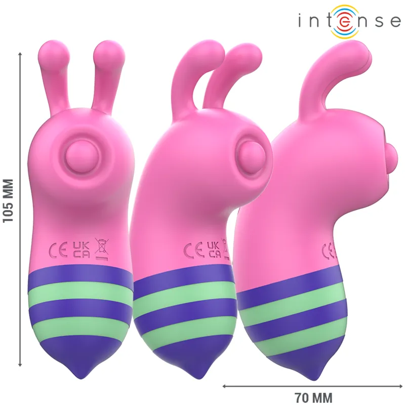 Intense - willy stimulator bee pink/green 1