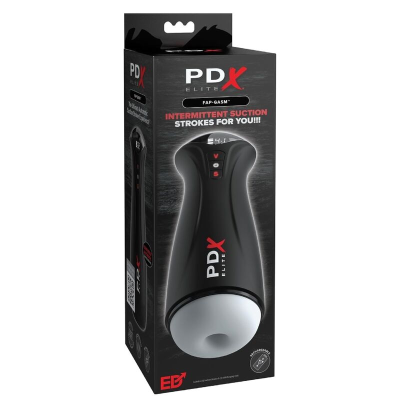 Pdx elite - fap-gasm clear male masturbator with intermittent suction 4