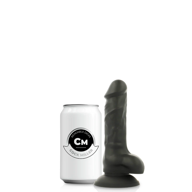 Cock miller - harness + silicone density cocksil articulable black 13 cm 6