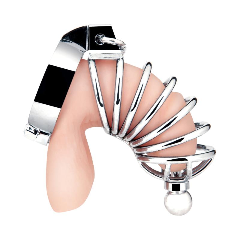 Blueline - Urethral Play Cage Silver