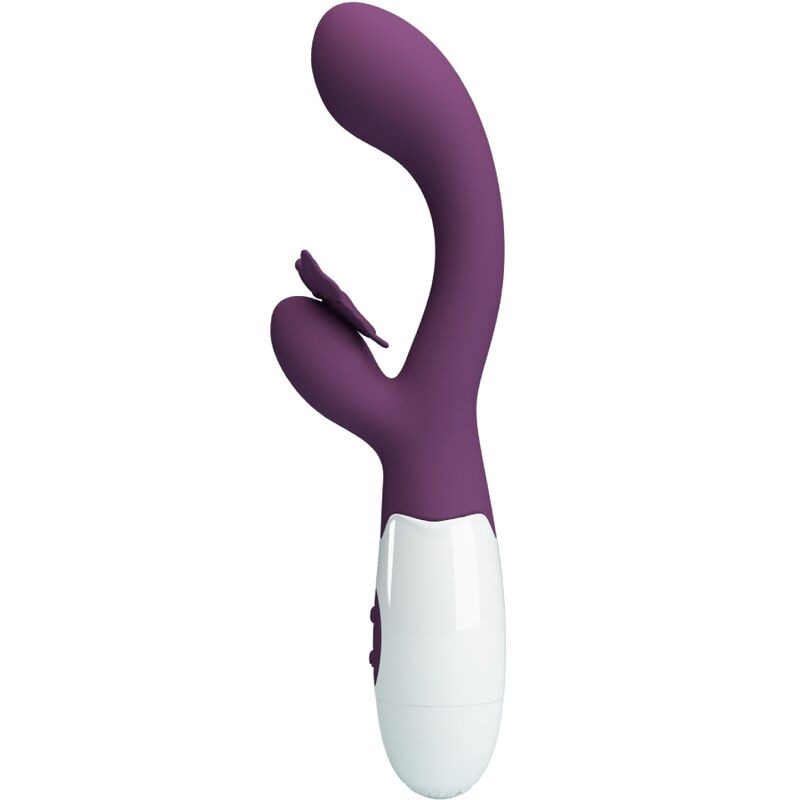 Pretty love - butterfly kiss rabbit vibrator & g-spot stimulator purple 1
