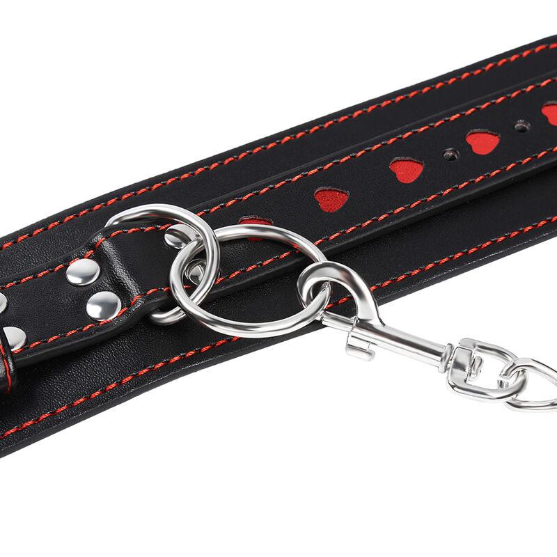 Ohmama Fetish Wrist Restraints With Heart Inlay 5