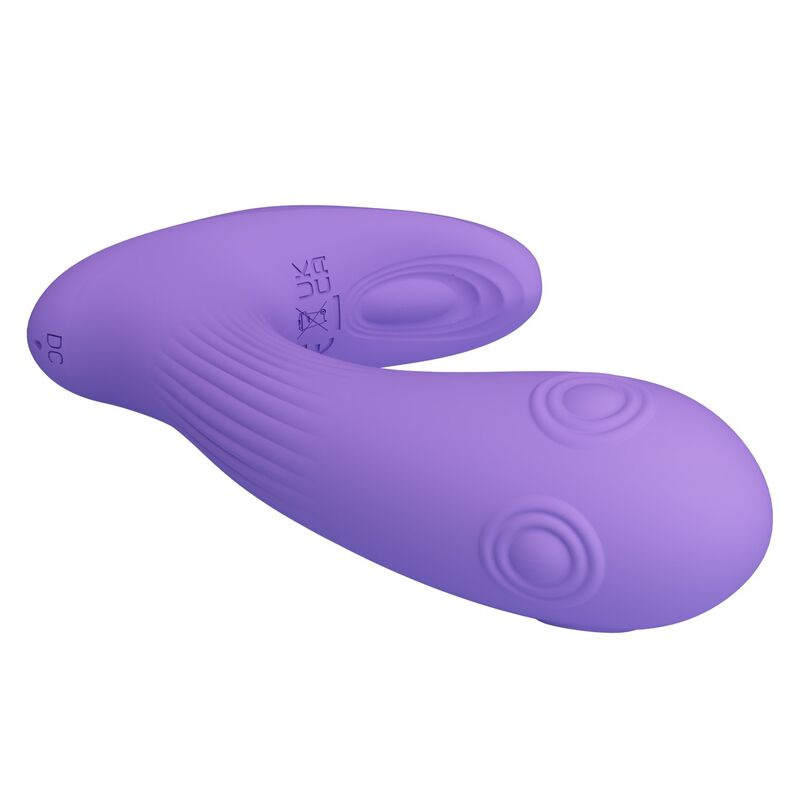 Pretty love - andromeda rechargeable dual stimulation vibrator purple 6