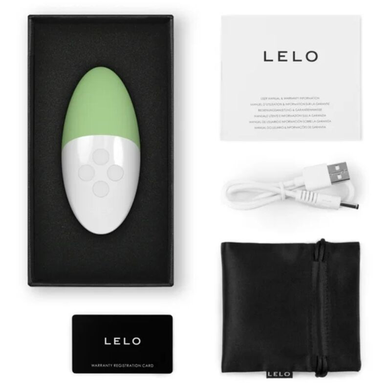 Lelo - siri 3 clitoris massager pistachio cream 2