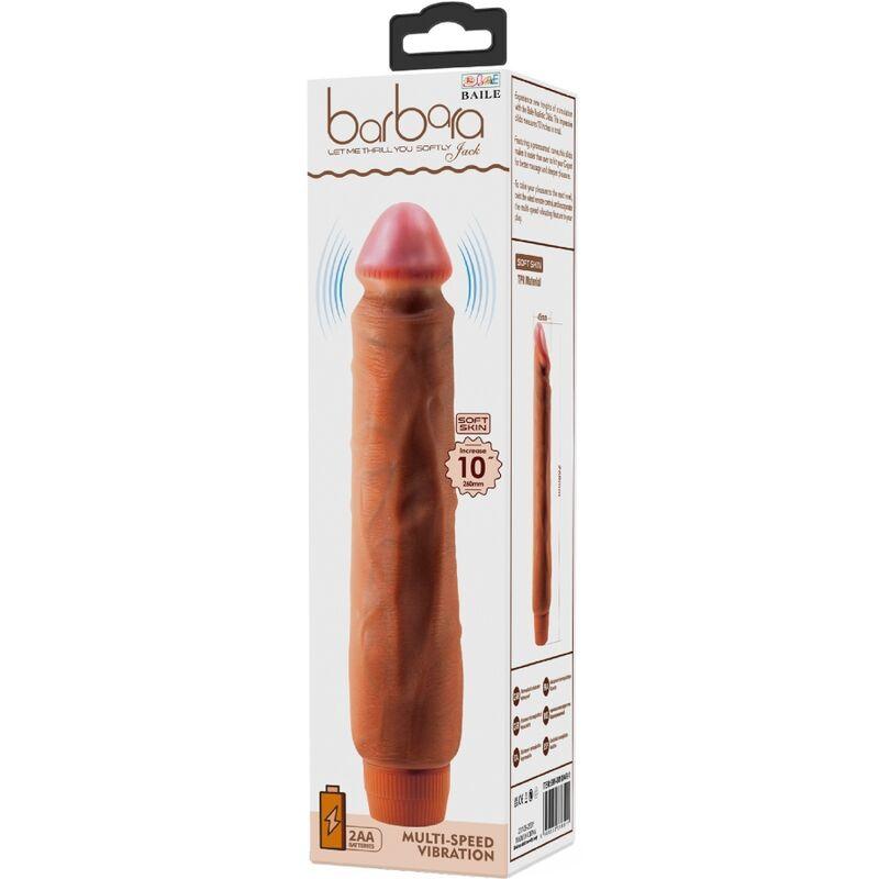 Baile - jack realistic vibrator 26 cm mulatto 5