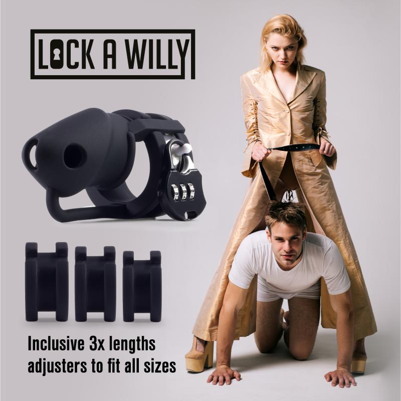 Lock-A-Willy - Silicone Chastity Cage