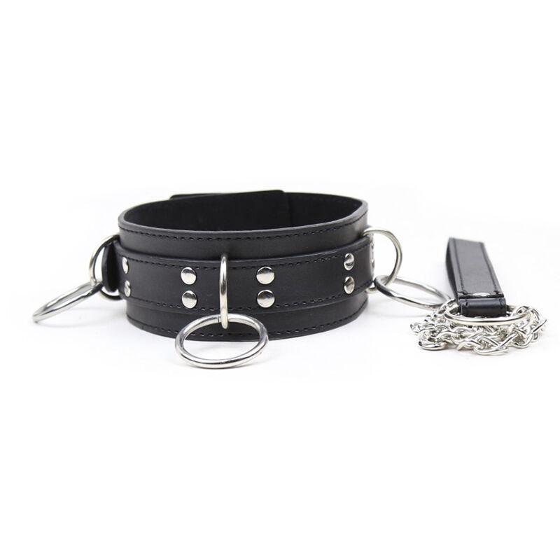 Ohmama Fetish 3 Ring Slave Collar 2