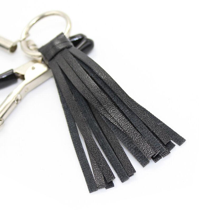 Ohmama Fetish Pu Tassel Nipple Clamps 5