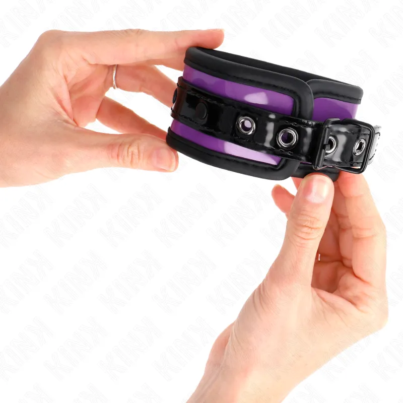 Kink - Neoprene Wrist Restraints Light Purple Ajustable 21-28 Cm X 5 Cm 3