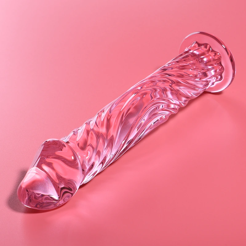 Nebula series by ibiza - model 12 dildo borosilicate glass pink 17 cm -o- 3.5 cm 1