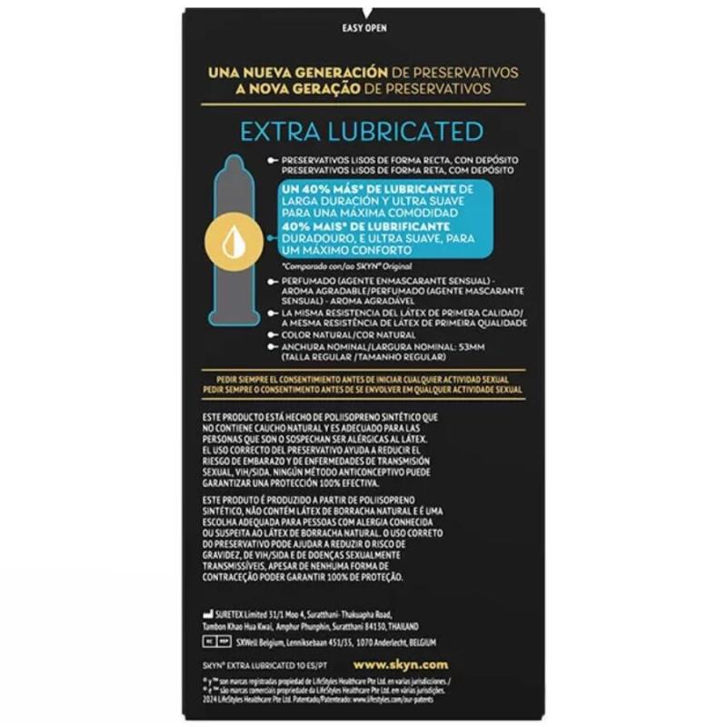 Skyn - extra lubricated condom 10 units 1