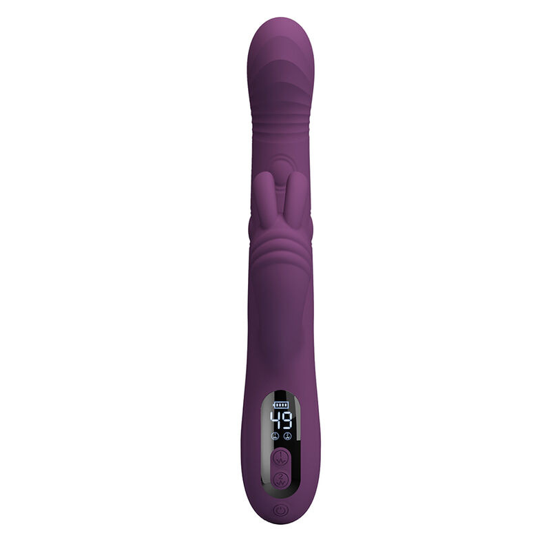 Pretty love - dee multifunction rabbit vibrator oscillating and percussion purple 9
